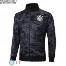 Giacca Lunga Zip Corinthians Paulista 25-26 Grigio Nero