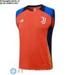Senza Maniche Maglia Juventus 2024/2025 Arancione Blu