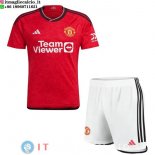 Maglia Set Completo Uomo Manchester United Prima 2023/2024