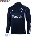 Felpa Da Allenamento Cruzeiro 23-24 Blu Navy Purpureo