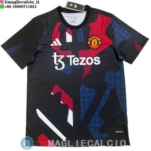 Thailandia Maglia Manchester United Speciale 2025/2026 Nero Rosso Blu