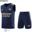 Senza Maniche Set Completo Maglia Arsenal 2023/2024 Blu II Navy