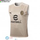 Senza Maniche Maglia AC Milan 2025/2026 Giallo