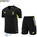 Formazione Set Completo Maglia Juventus 2023/2024 Nero Giallo