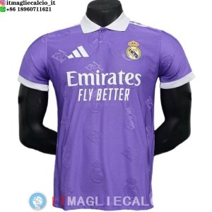 Thailandia Maglia Real Madrid Speciale Giocatori 2025/2026 Purpureo Bianco