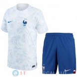 Maglia Bambino Francia Seconda Coppa Del Mondo 2022