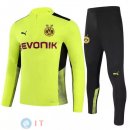 Giacca Set Completo Borussia Dortmund 21-22 Verde Nero