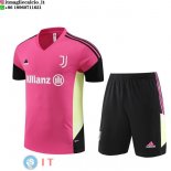 Formazione Set Completo Maglia Juventus 2023/2024 Rosa Nero