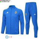 Giacca Full Zip e Pantaloni Allenamento Real Madrid 25-26 Blu
