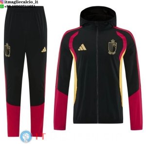 Giacca A Vento Set Completo Belgio 2026 Rosso