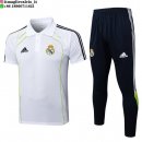 POLO Maglia Set Completo Real Madrid 2025/2026 Bianco Verde Nero