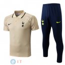 POLO Maglia Set Completo Tottenham Hotspur 2022/2023 Giallo Nero