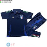 POLO Maglia Set Completo Italia 2024 Blu Navy
