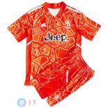 Maglia Bambino Portiere Originali Juventus 2022/2023 Arancione