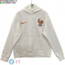 Felpa con Cappuccio Francia 2026 Bianco