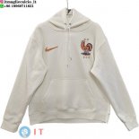 Felpa con Cappuccio Francia 2026 Bianco