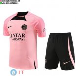 Formazione Maglia Set Completo Paris Saint Germain 2023/2024 Rosa Nero