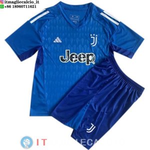 Maglia Portiere Set Completo Uomo Juventus 2023/2024 Blu