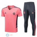 Formazione Maglia Set Completo Real Madrid 2022/2023 Rosa Grigio