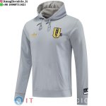 Giacca Felpa Cappuccio Manchester United 24-25 Grigio Giacca Felpa Cappuccio Manchester United 24-25 Grigio