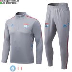 Felpa Da Allenamento Set Completo Lyon 22-23 Grigio Felpa Da Allenamento Set Completo Lyon 22-23 Grigio
