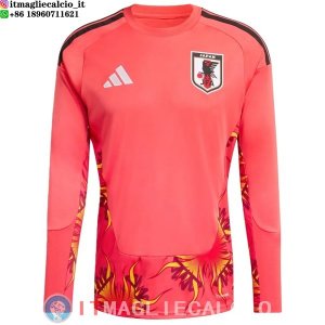 Thailandia Maglia Giappone Portiere 2026 Rosso Nero ML