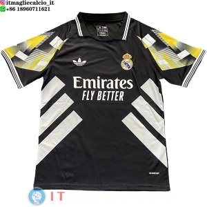 Thailandia Maglia Real Madrid Speciale 2025/2026 Nero I Giallo Bianco