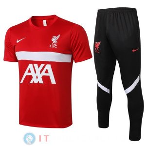 Formazione Maglia Set Completo Liverpool 2021/2022 Rosso I Bianco