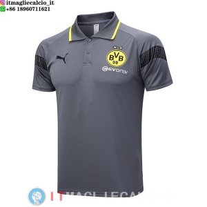 POLO Maglia Borussia Dortmund 2023/2024 Grigio