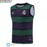 Senza Maniche Maglia Real Madrid 2023/2024 Purpureo Verde