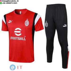 Formazione Set Completo Maglia AC Milan 2023/2024 Rosso I Nero Bianco