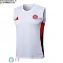 Senza Maniche Maglia Bayern Monaco 2025/2026 Bianco Rosso Nero