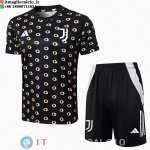 Formazione Set Completo Maglia Juventus 2024/2025 Nero Bianco