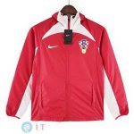 Giacca A Vento Croazia 2022 Rosso Bianco Giacca A Vento Croazia 2022 Rosso Bianco