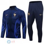 Giacca Bambino Set Completo Francia 2022 Blu I Navy