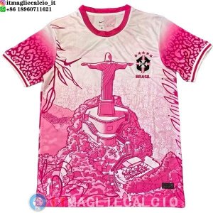 Thailandia Maglia Brasile Speciale 2026 Rosa Bianco