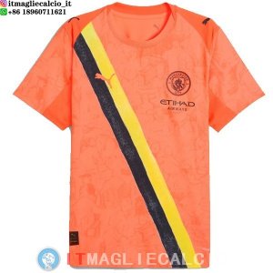 Thailandia Maglia Manchester City Portiere 2025/2026 Arancione