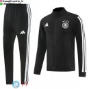 Giacca Full Zip e Pantaloni Allenamento Germania 2026 Nero Bianco