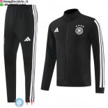Giacca Full Zip e Pantaloni Allenamento Germania 2026 Nero Bianco