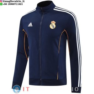 Giacca Lunga Zip Real Madrid 2025/2026 Blu Navy