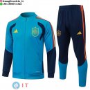 Giacca Full Zip e Pantaloni Allenamento Spagna 2026 Blu