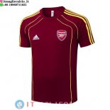 Formazione Maglia Arsenal 2025/2026 Borgogna Giallo Formazione Maglia Arsenal 2025/2026 Borgogna Giallo