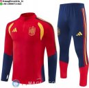 Felpa Da Allenamento Set Completo Spagna 2026 Rosso Blu