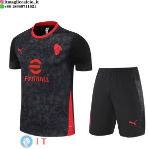 Formazione Set Completo Maglia AC Milan 2025/2026 Nero