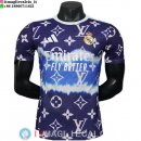 Thailandia Maglia Real Madrid Speciale Giocatori 2025/2026 Purpureo Blu Bianco