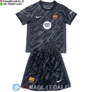 Maglia Bambino Barcellona Portiere 2024/2025 Nero