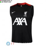Senza Maniche Maglia Liverpool 2024/2025 Nero Bianco