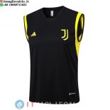 Senza Maniche Maglia Juventus 2023/2024 Nero Giallo