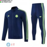 Giacca Full Zip e Pantaloni Allenamento Colombia 2026 Blu Navy Giacca Full Zip e Pantaloni Allenamento Colombia 2026 Blu Navy