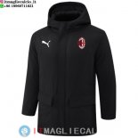 Giacca in Cotone AC Milan 24-25 I Nero